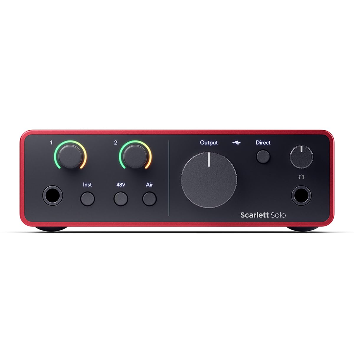 Scarlett Solo 4th Gen USB Audio Interface with XLR 10 Foot Mic Cable